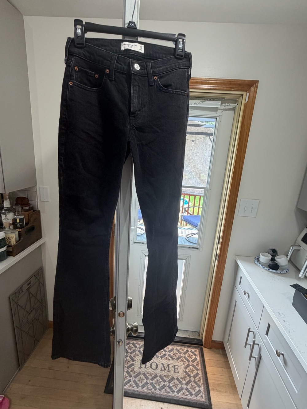 Abercrombie & Fitch Black Bootcut Jeans